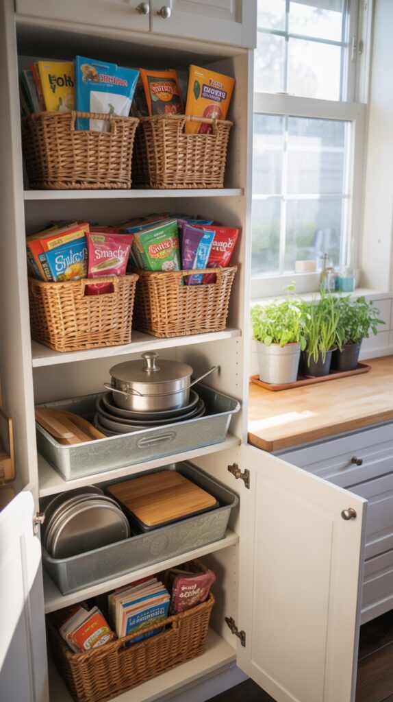 Kitchen Cabinet Organization Ideas
