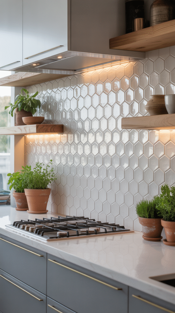 White Kitchen Backsplash Ideas