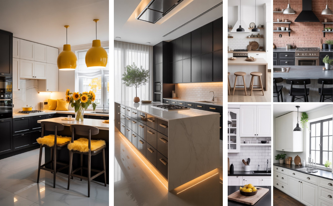 black and white kitchen ideas