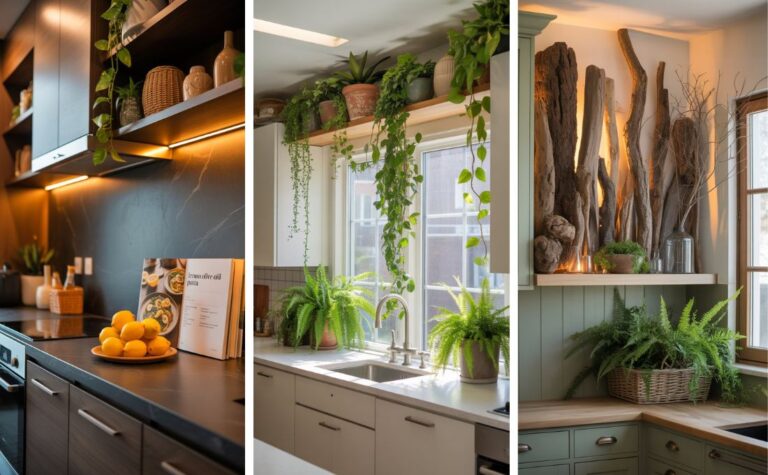 above kitchen cabinet ideas