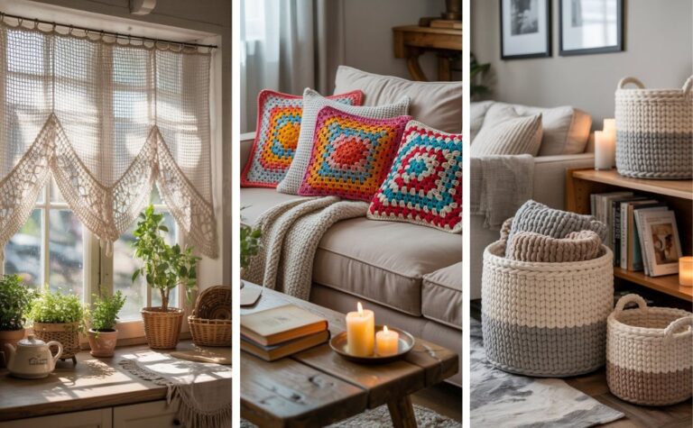 crochet home decor ideas