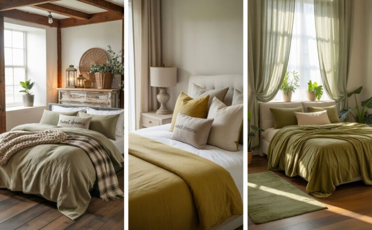 15 Olive Green Bedroom Ideas That Feel Fresh, Cozy and Stylish