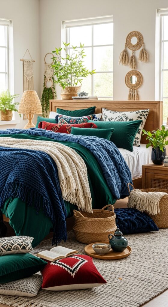 Colorful Boho Bedroom Ideas
