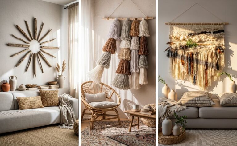 15 Natural Boho DIY Wall Decor Ideas That Will Transform Your Space
