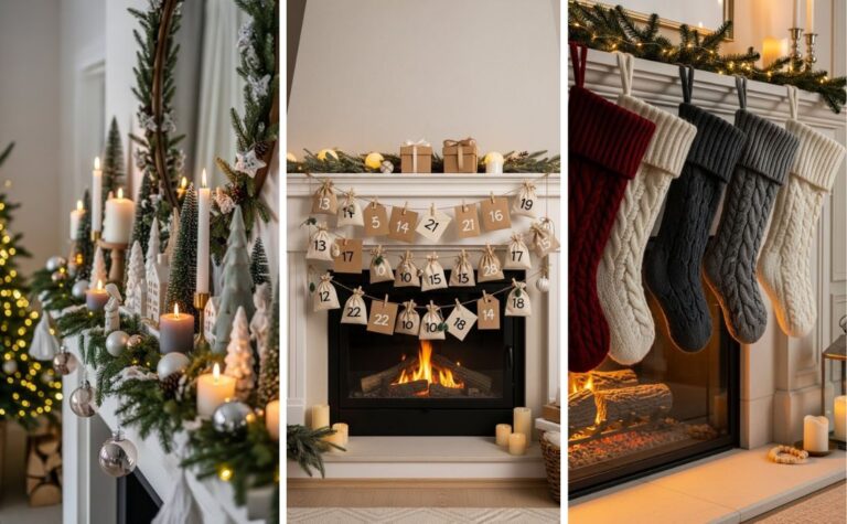 14 Christmas Fireplace Decor Ideas to Make Your Home Cozy and Festive