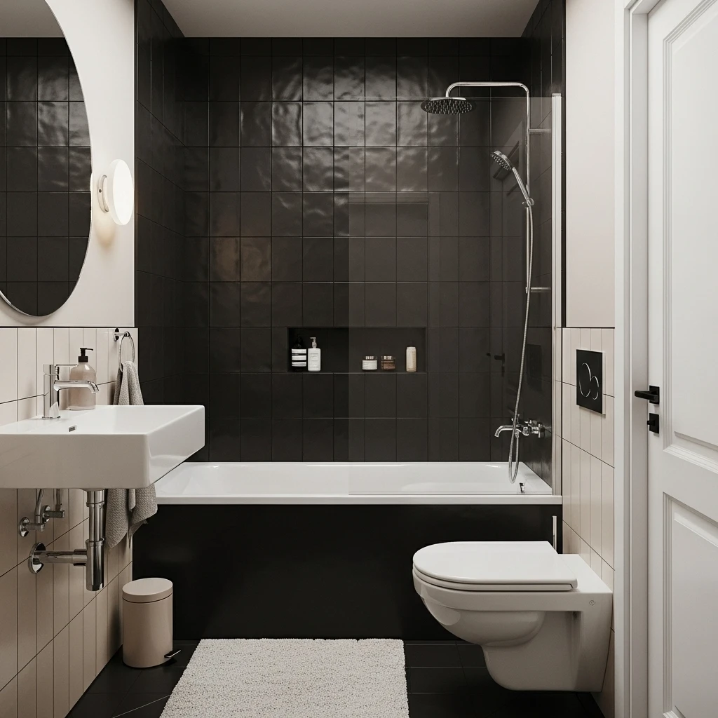 modern small bathroom