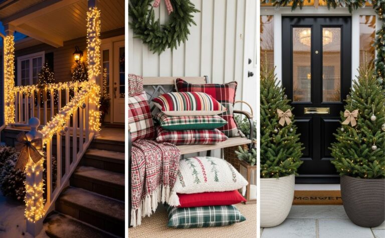 12 Front Porch Christmas Decor Ideas That Instantly Wow Your Guests