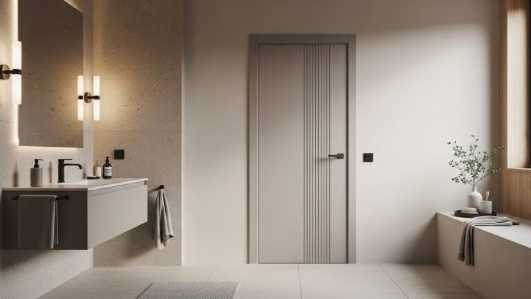 12 Stylish Bathroom Door Designs That Will Make a Splash