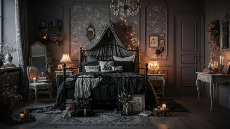 13 Stunning Whimsy Goth Bedroom Ideas for a Bold Interior