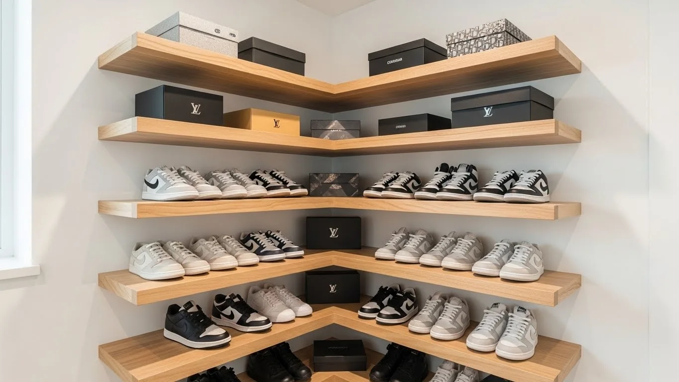 DIY Custom Closet Shelving