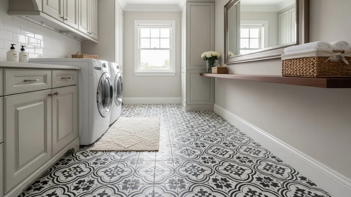 luxury laundry room