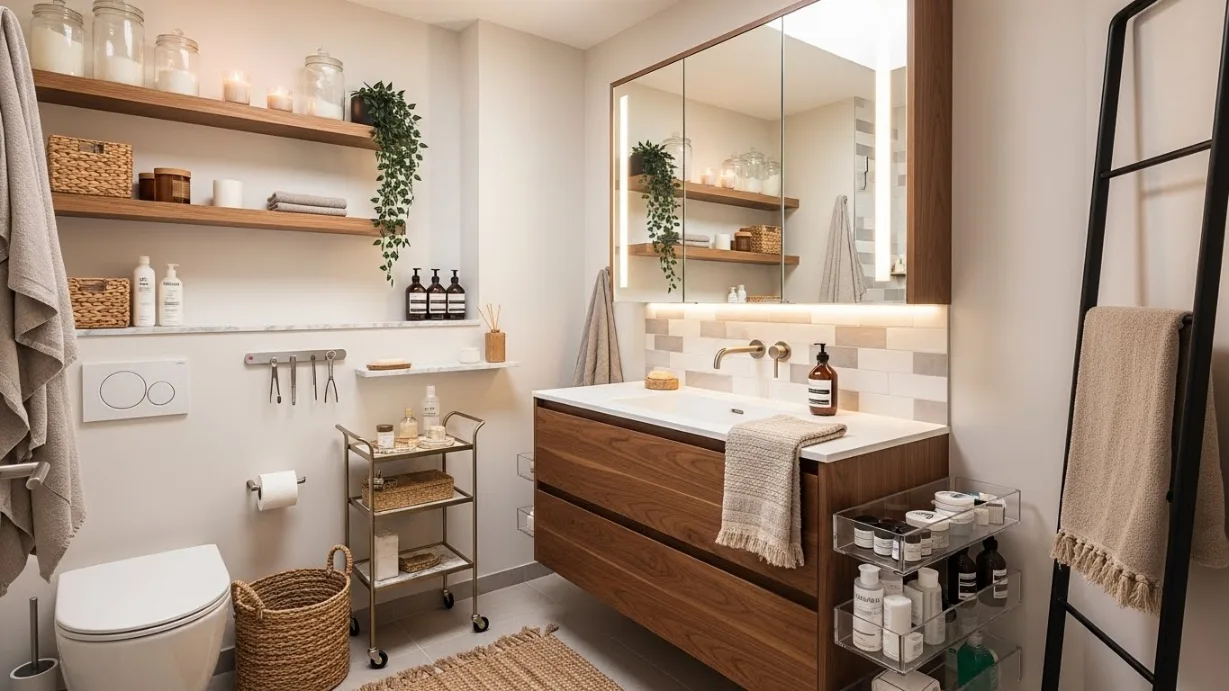 Easy Storage Ideas for Small Bathrooms