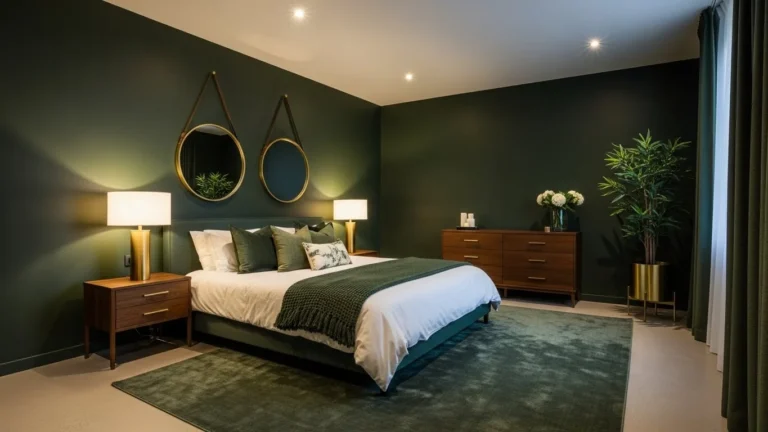 14 Stunning Dark Green Bedroom Ideas That Feel Calm, Moody, and Seriously Stylish