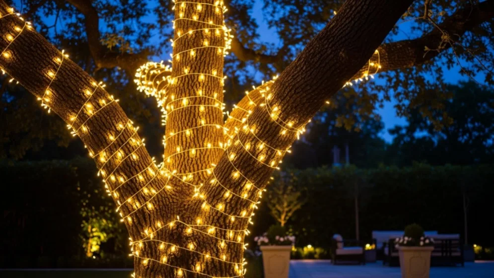 tree lighting ideas
