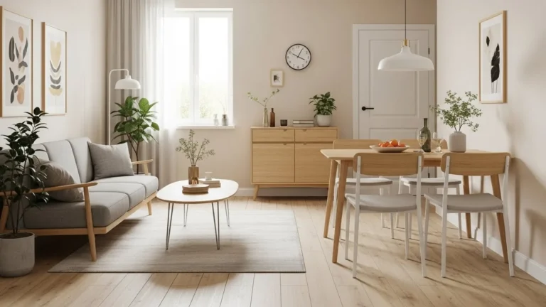 Space-Saving Hacks for Your Narrow Living Room Dining Room Combo