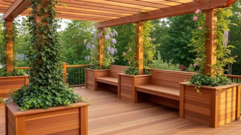 Timber Transitions: 14 Wooden Pergola With Deck Designs Ideas to Anchor Your Garden