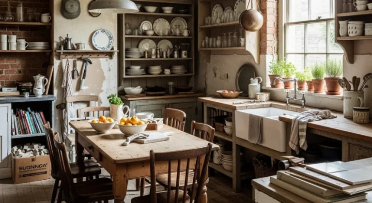 12 Rustic Farmhouse Kitchen Décor Ideas That Feel Warm, Lived-In, and Timeless