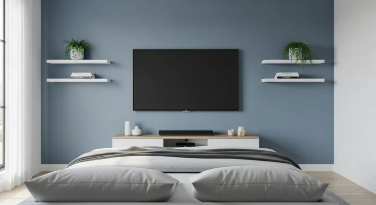 Small Bedroom TV Wall Décor Ideas
