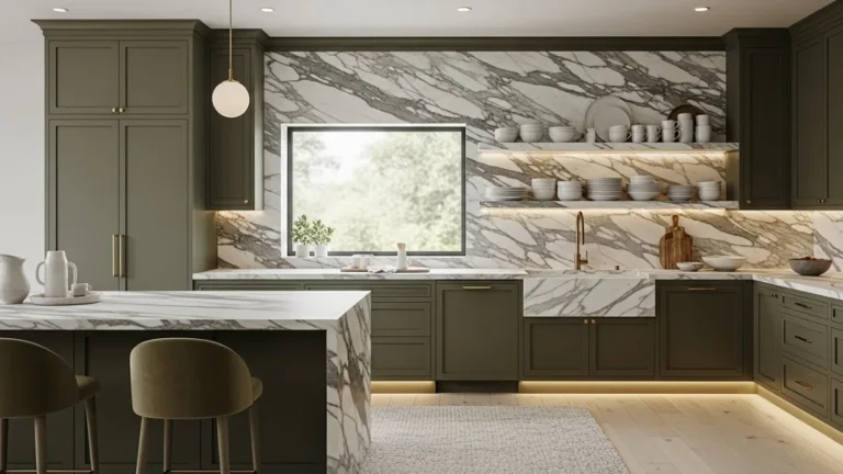 Olive Green Kitchen Designs
