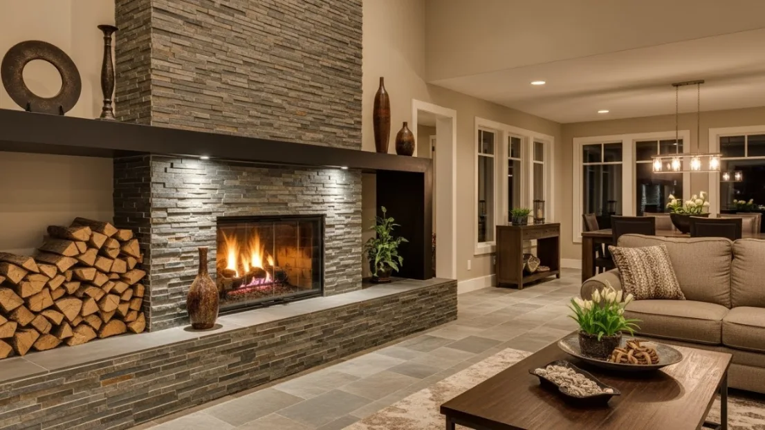 Living Room Fireplace Decorating Ideas