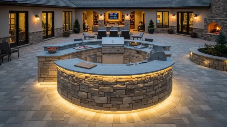 Functional Backyard Outdoor Kitchen Layouts