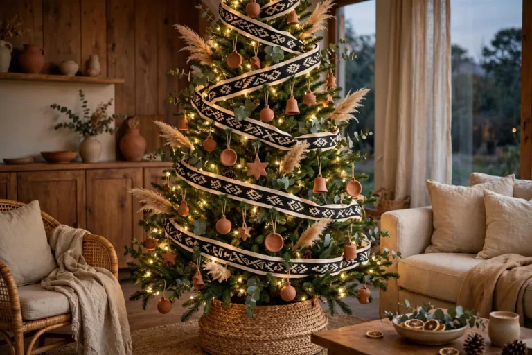 15 Afrohemian Christmas Decor Ideas With Warm, Earthy Soul