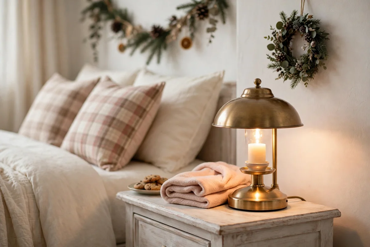 candle warmer christmas styling ideas guest room welcome
