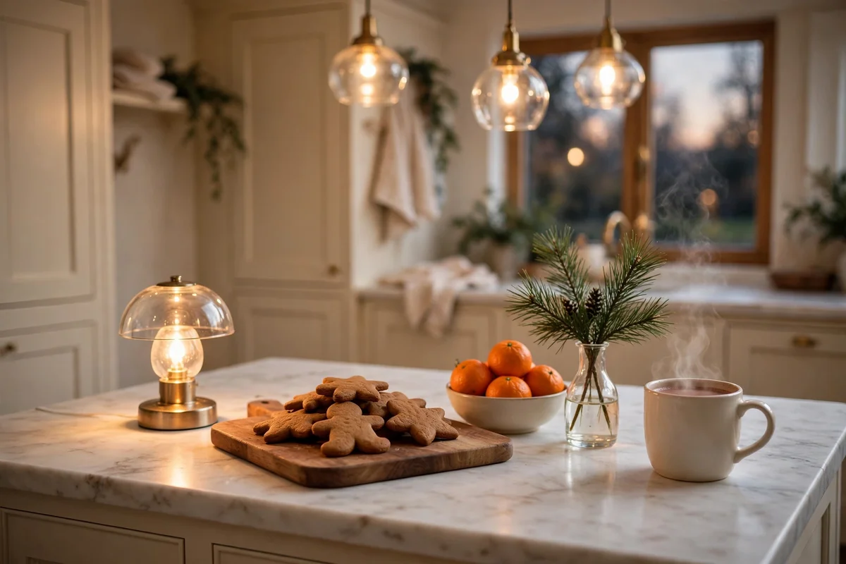 candle warmer christmas styling ideas kitchen island moment
