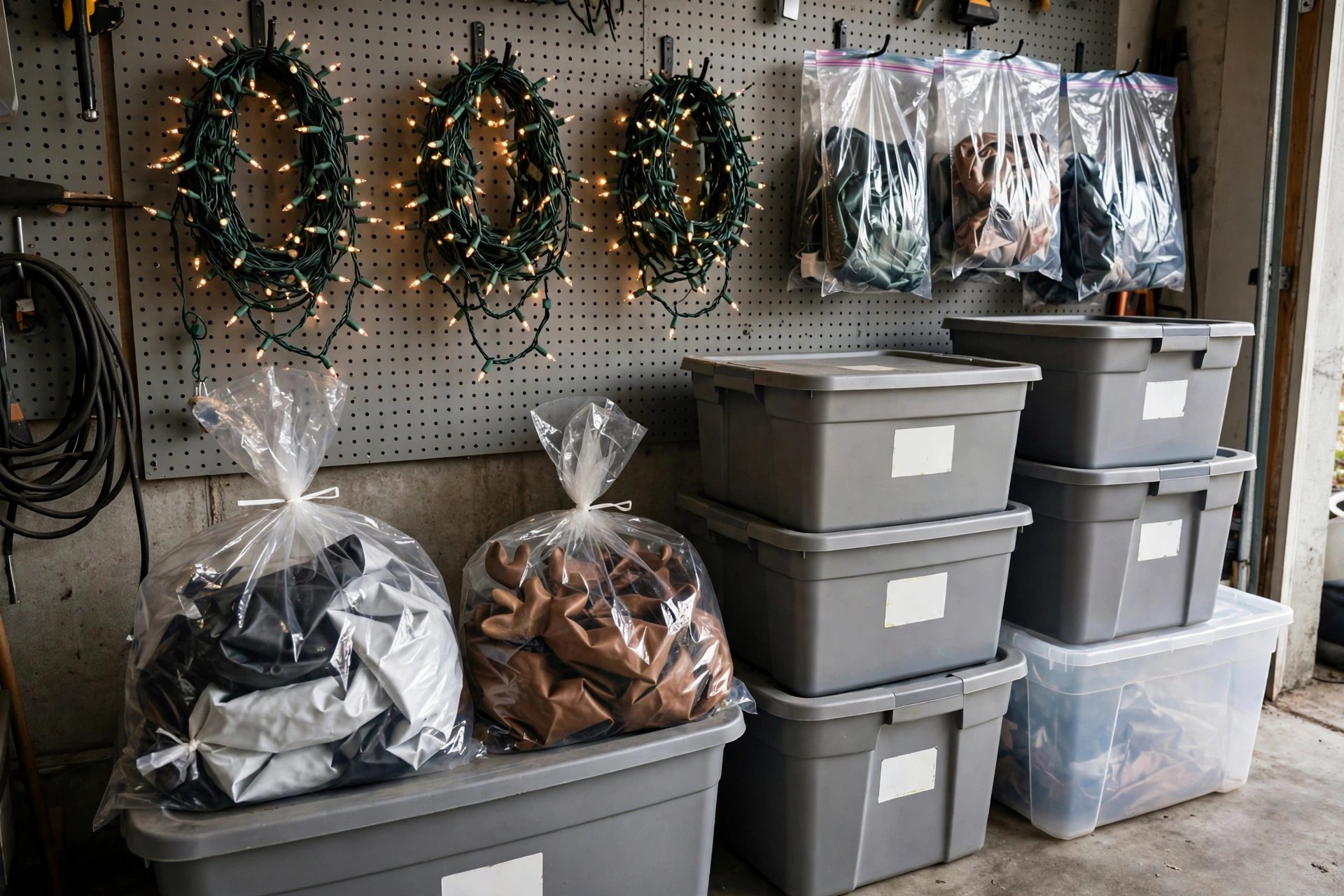 christmas decor storage hacks outdoor christmas decor storage