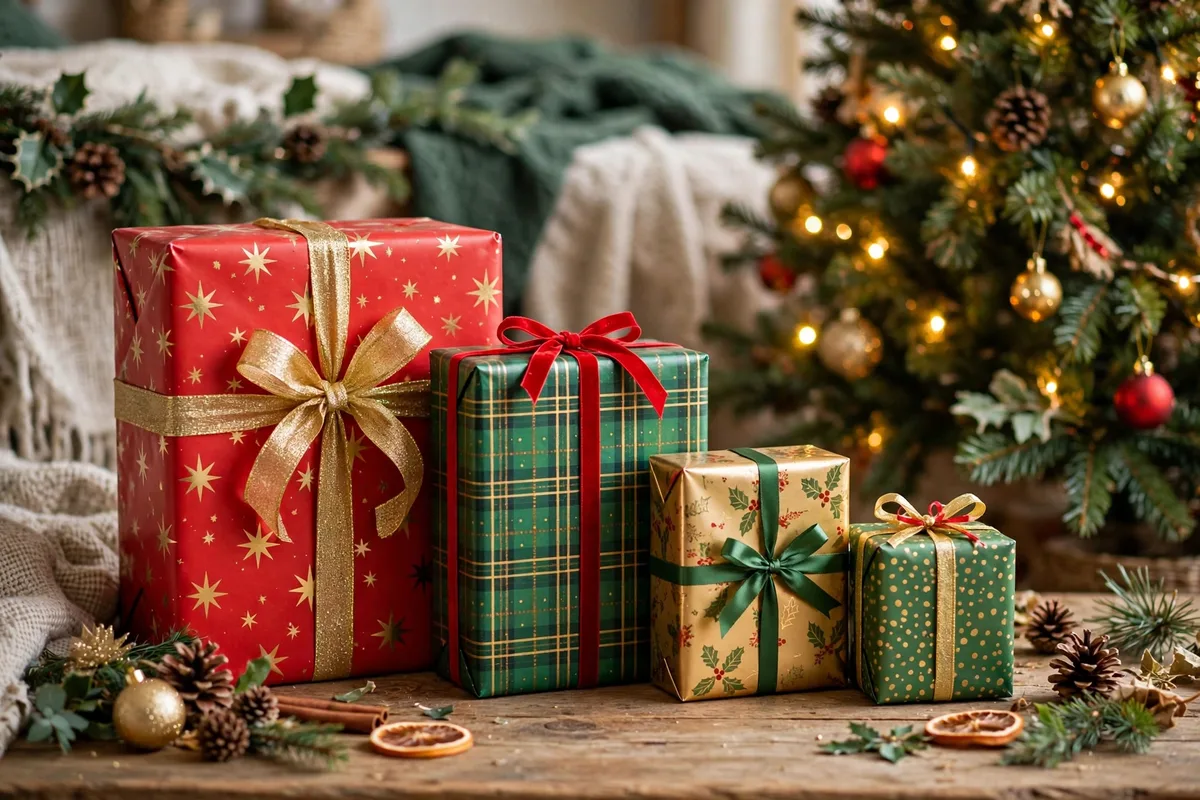 christmas gift wrapping ideas nested gift