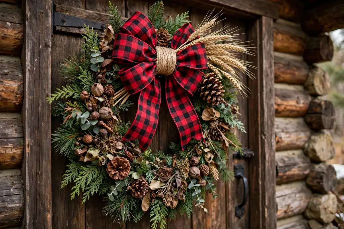 christmas wreath sash bow ideas buffalo twine bow