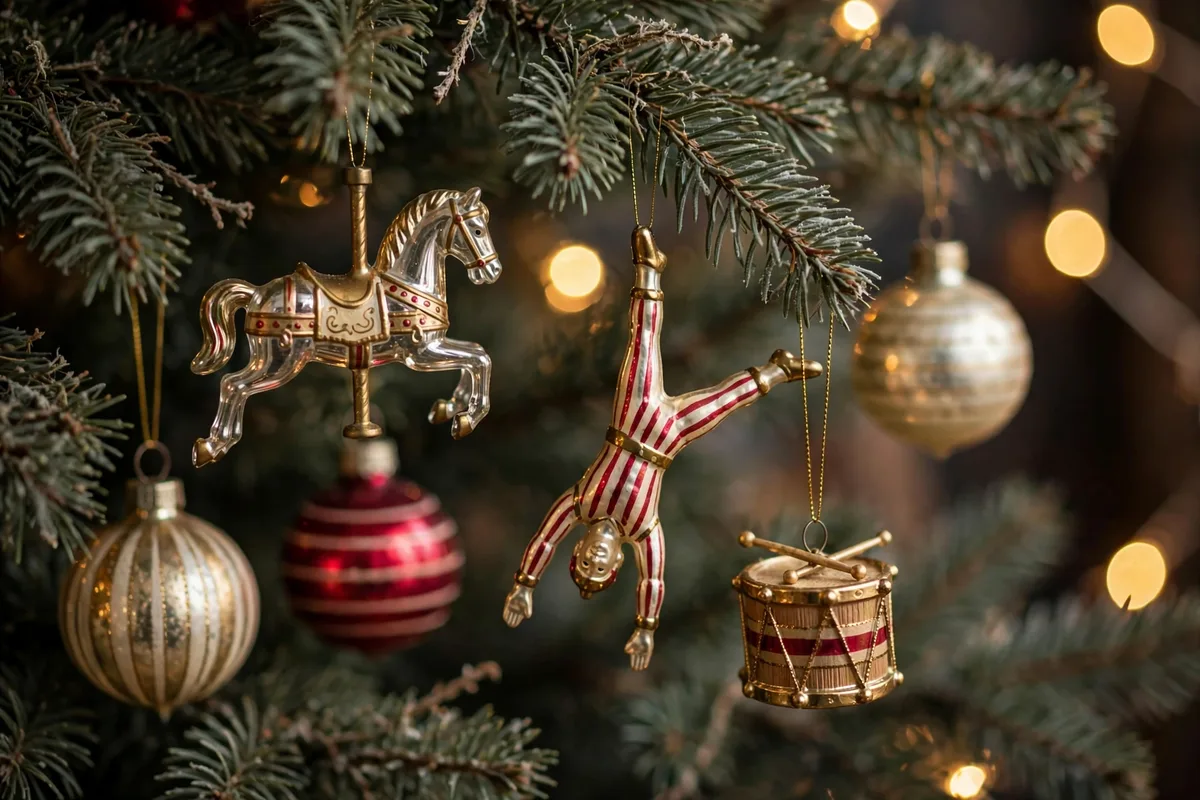 circus interior christmas decor ideas entryway party decor
