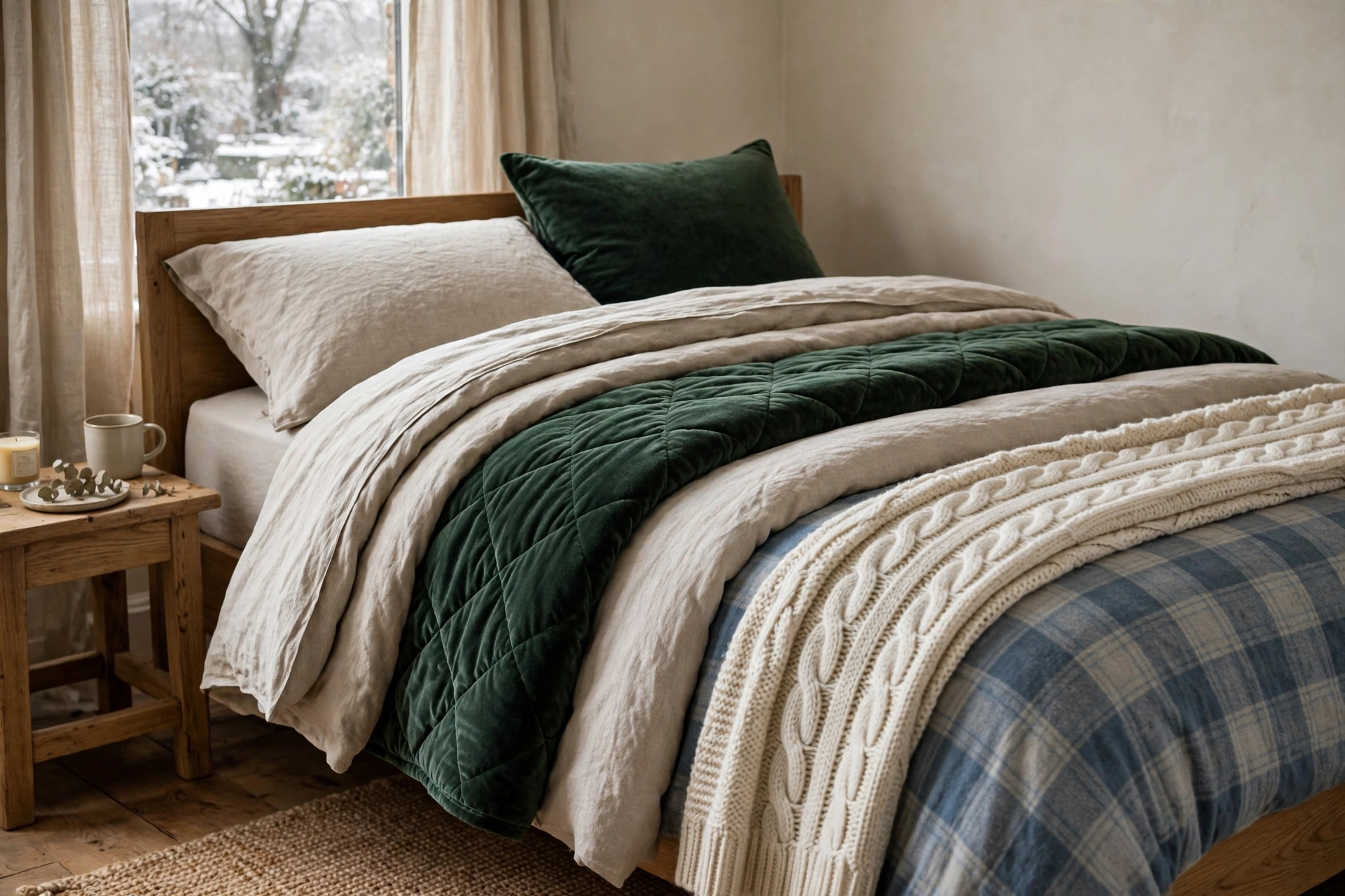 cozy winter bedroom bedding ideas winter bed layering order