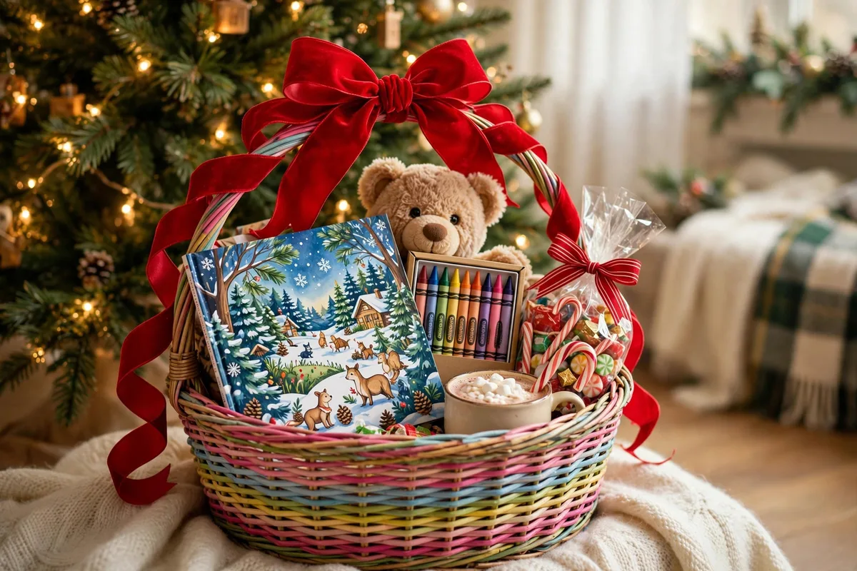 diy christmas gift basket ideas kids christmas morning basket