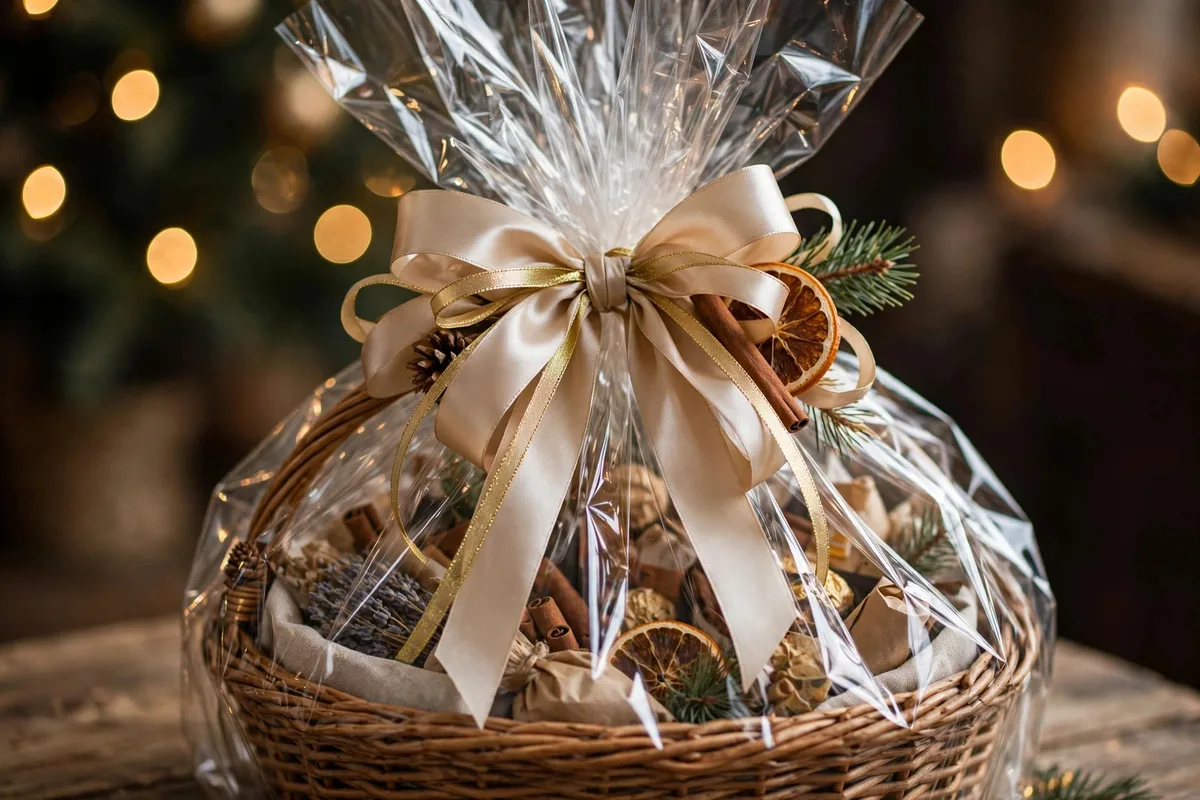 diy christmas gift basket ideas luxe budget wrapping ideas
