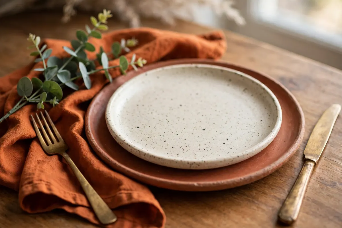 friendsgiving tablescape ideas mismatched dinnerware