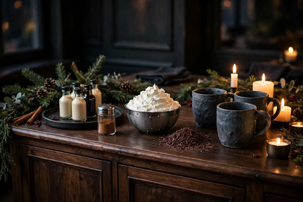 hot chocolate bar ideas adult cocoa bar