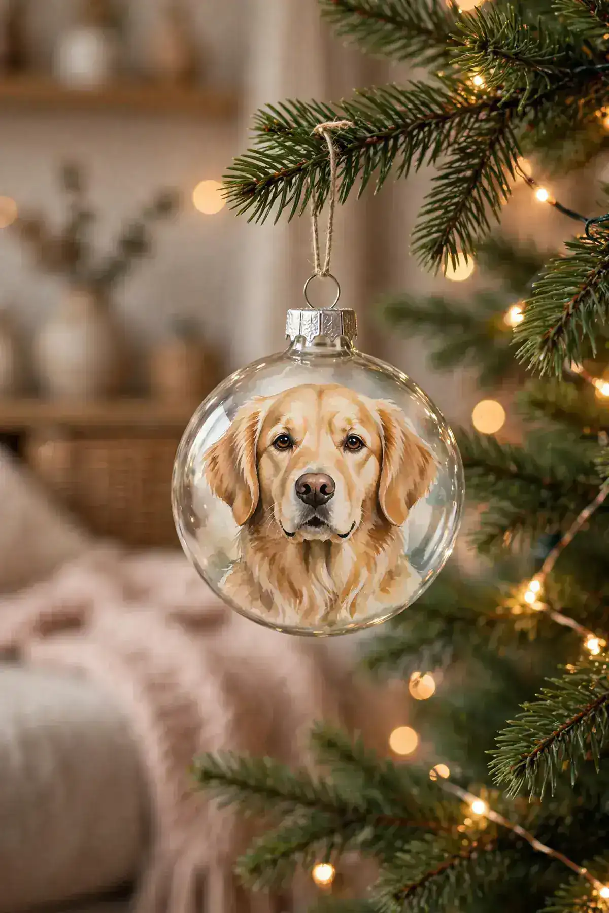 personalized christmas ornaments ideas custom pet portrait ornament
