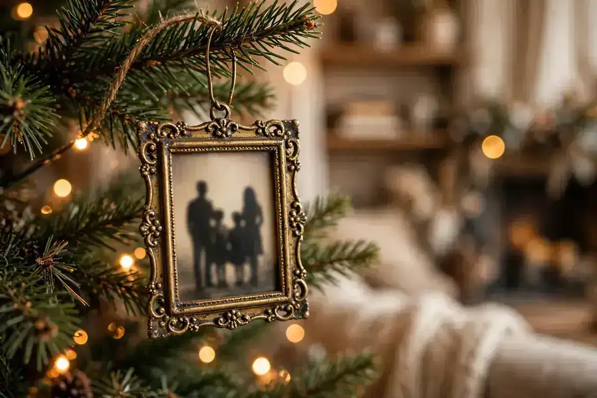 personalized christmas ornaments ideas family photo frame ornaments