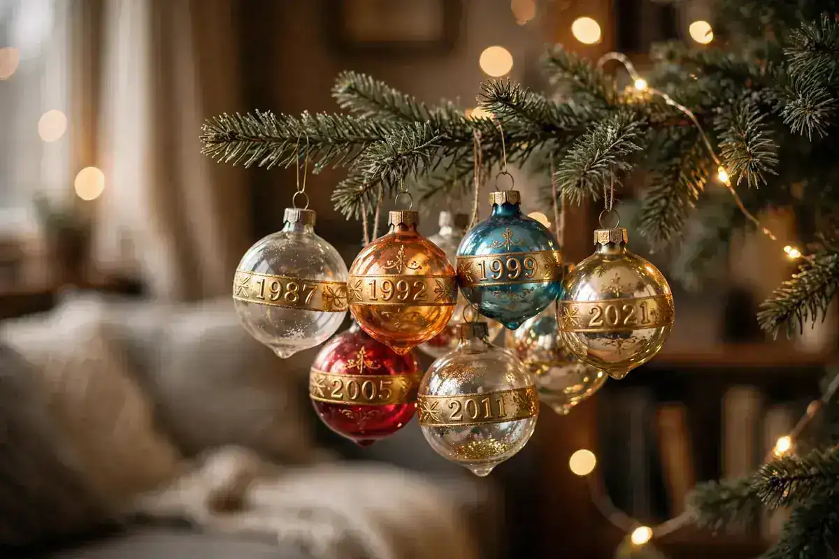 personalized christmas ornaments ideas year dated 2026 ornament