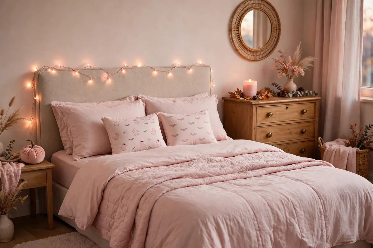 pink halloween decor ideas pink halloween bedroom