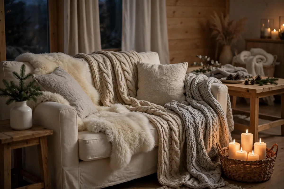 scandinavian christmas decor ideas hygge christmas living room decor