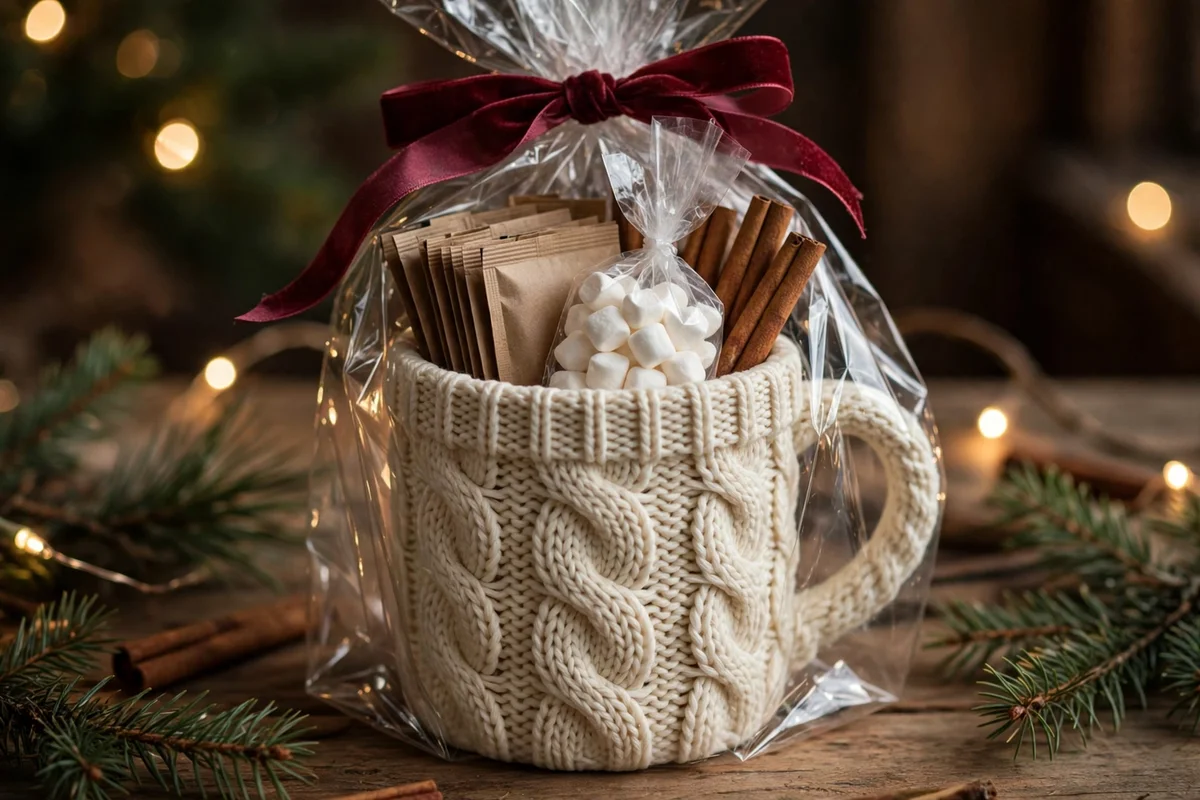 small christmas gifts for coworkers cozy mug cocoa kit