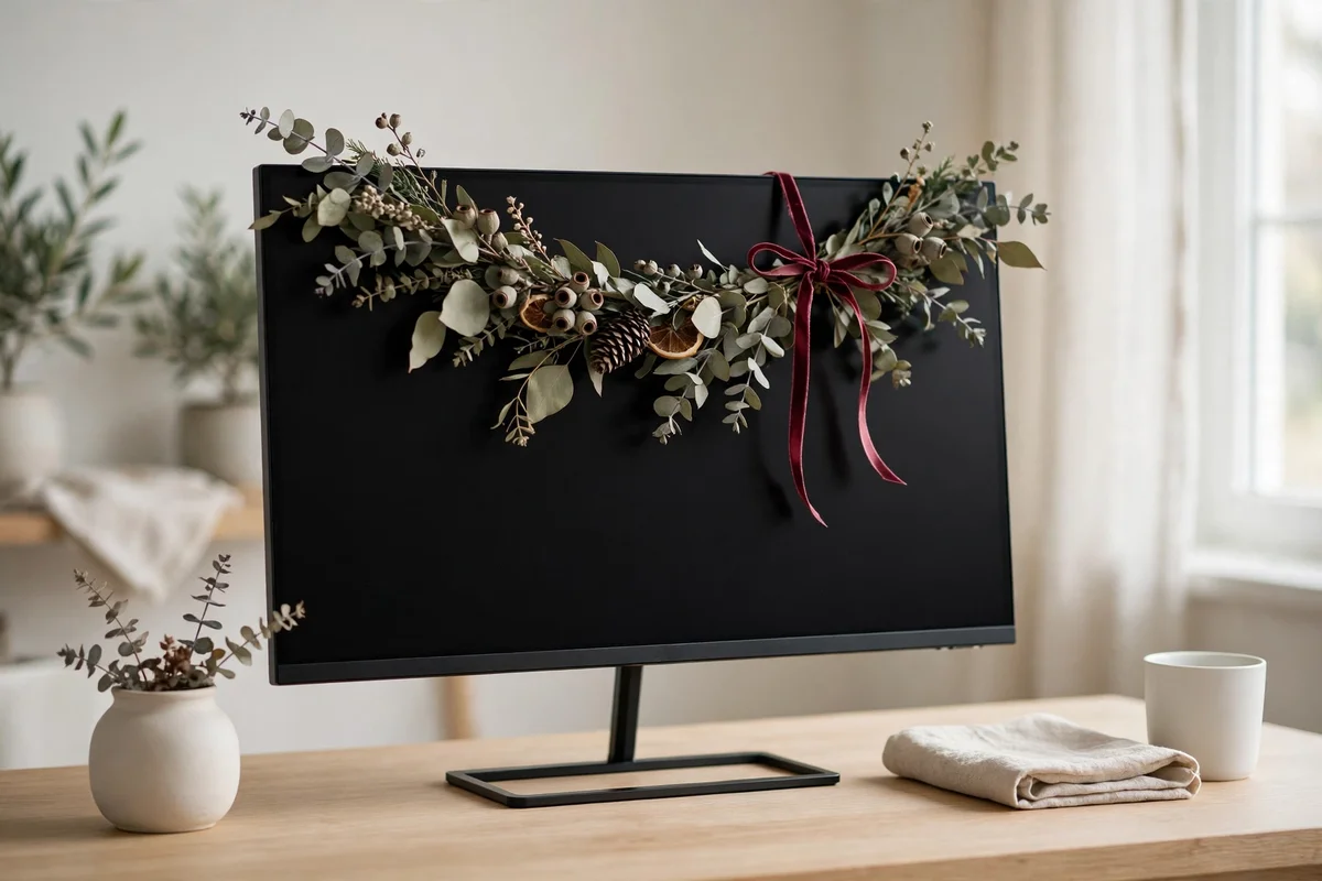 small christmas gifts for coworkers eucalyptus monitor garland