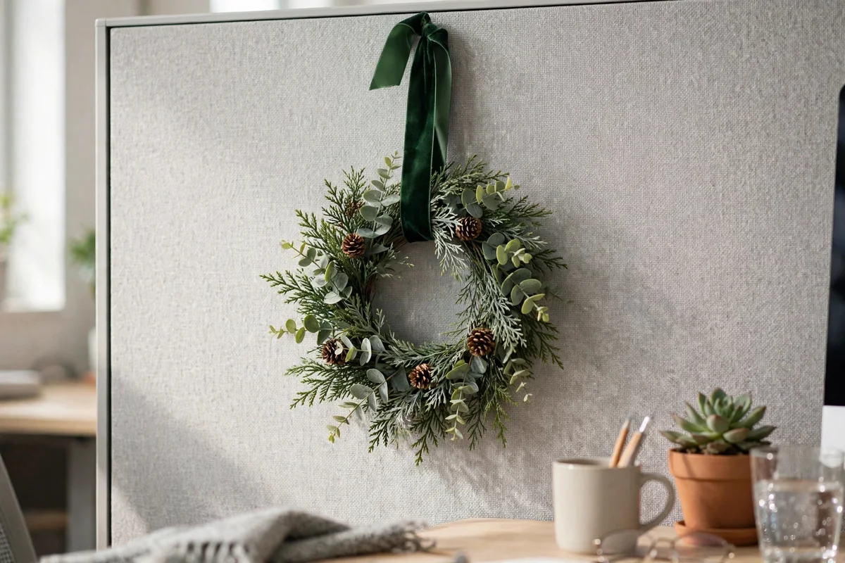 small christmas gifts for coworkers mini cubicle wreath