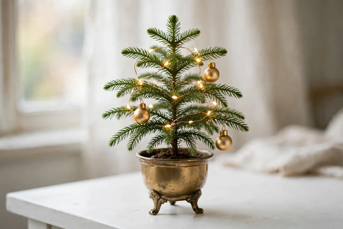 small christmas gifts for coworkers mini tree brass pot