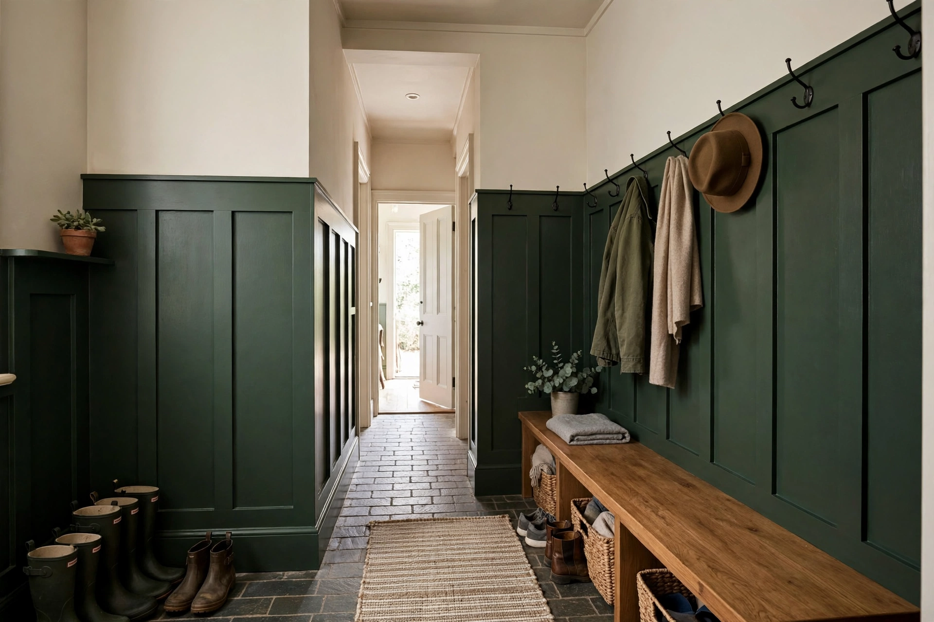 small entryway winter organization ideas narrow hallway mudroom makeover