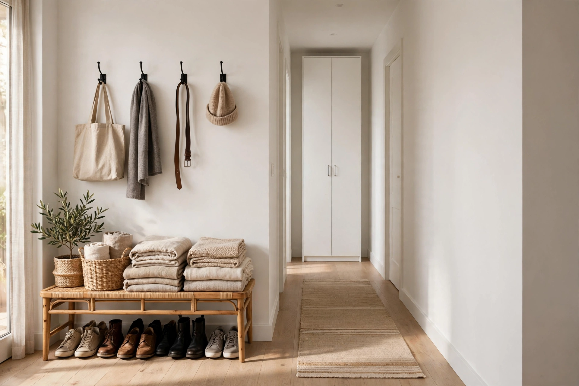 small entryway winter organization ideas tall cabinet entryway storage