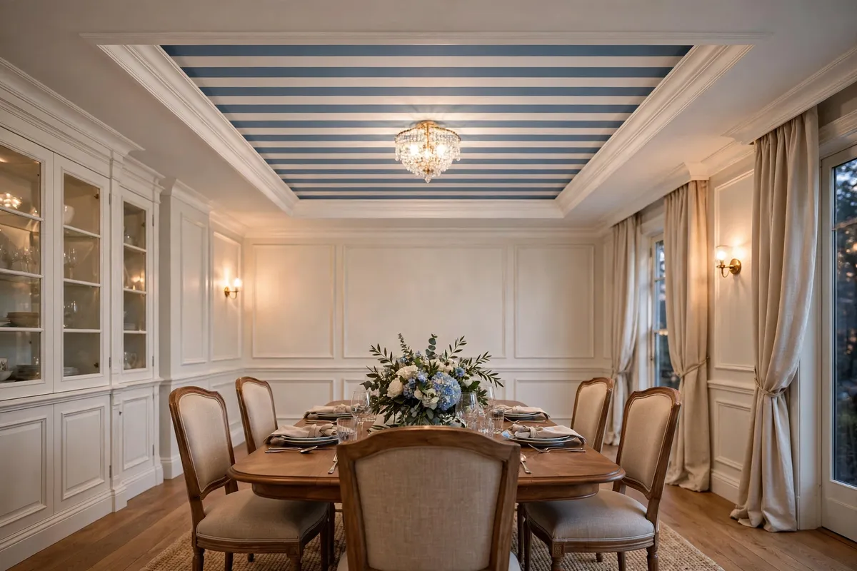 striped ceiling ideas tray ceiling stripes