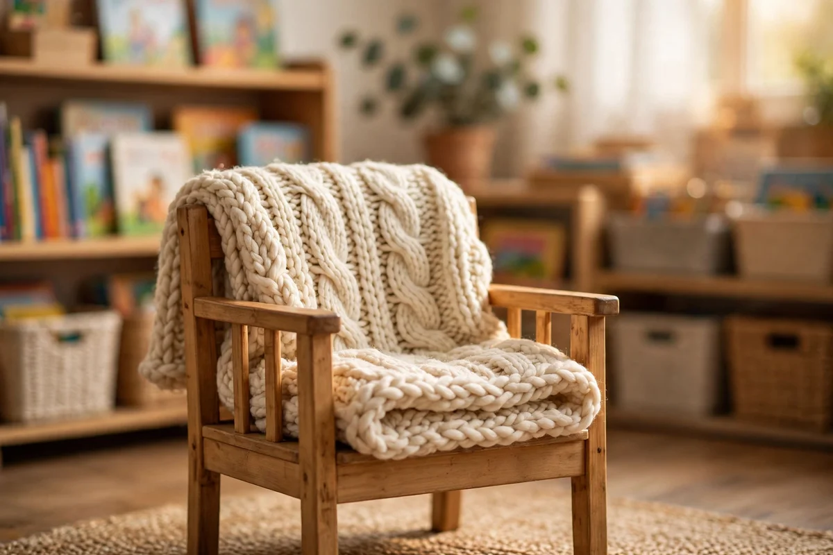 teacher christmas gifts ideas knit throw reading corner